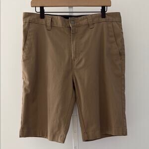 VOLCOM true to this chino shorts tan size 33
